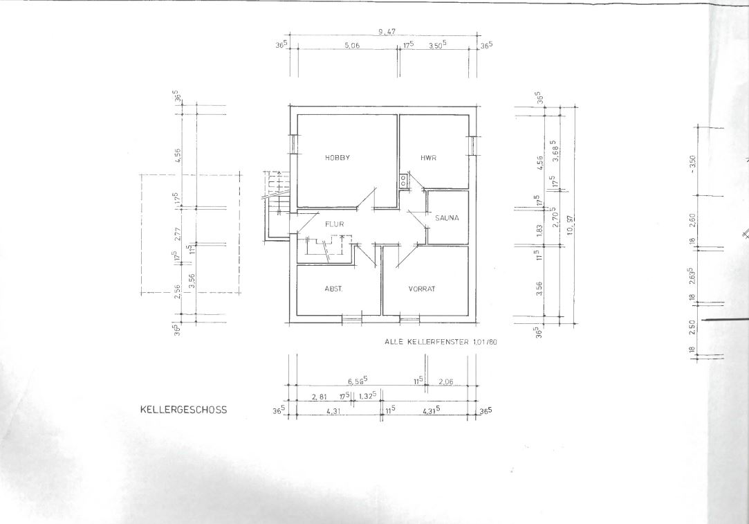 Grundriss Kellergeschoss